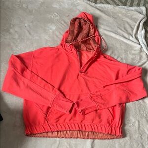 Athleta Orange Hoodie Sweater
